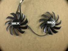 Pair Fans Cooler Fan For Sapphire Radeon HD6950 HD7790 HD7850 FD7010H12S 75mm picture