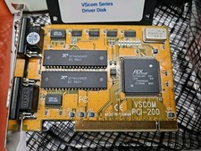 VScom PCI-200 (650) Ultra High Speed PCI I/O Card New Old Stock picture