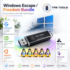 Ultimate 5 Linux Distro USB Tails MX Ubuntu Mint Zorin – Bootable Collection picture