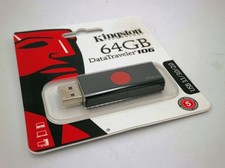 Kingston DataTraveler 106 64GB Flash Drive - USB 3.1 3.0 2.0 MACBOOK PRO WINDOWS picture