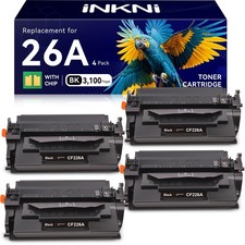 InkNI Compatible 26A Toner Cartridge for HP 26A 26X CF226A CF226X Black picture