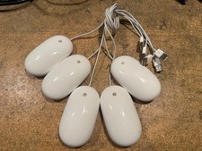x5 Lot Apple Wired USB Optical Mouse with Scroll Wheel Model A1152 picture
