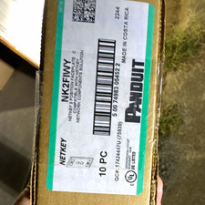 Panduit NetKey NK2IWY 2-Port faceplate. picture