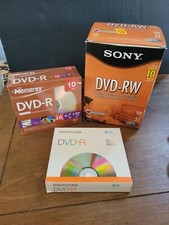 Large Lot Of Memorex And Sony Dvd-rw Dvd-r New picture