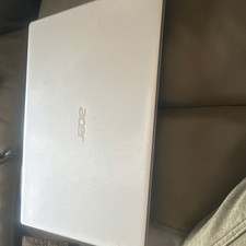Acer Silver Notebook Laptop Portable Computer Slim Design Lightweight picture