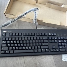 Vintage Dell QuietKey Black Keyboard Model RT7D5JTW - NEW OPEN BOX picture