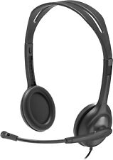 Logitech H111 Wired Stereo Headset with Mic 3.5mm Jack PC Mac Chrome Laptop picture