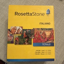 ROSETTA STONE Italiano Totale Levels 1-4 Italian Language NEW picture