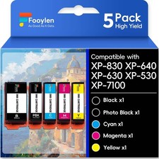 Fooylen XP-6100 Ink Cartridge 5-Pack for XP-6100 XP-6000 picture