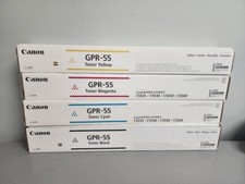 CANON GPR-55 Toner Cartridge Set Black Cyan Magenta Yellow  C5535i  C5540i picture