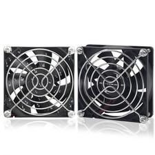 80mm IP56 Moisture-Proof Fan 2 Pack 12V DC RV Refrigerator Cooling Fans 3500RPM picture