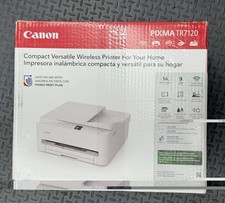 Canon PIXMA TR7120 Wireless All-in-One Inkjet Printer Copier Scanner White New picture