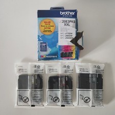 Opened Box- 11/2028 Brother LC20E3PKS XXL Super High-Yield C/Y/M Ink picture
