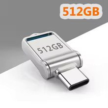 Mini USB-C Flash Drive 512GB 1TB 2TB USB 3.0 Metal Waterproof Pen Drive picture