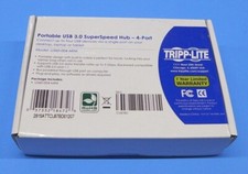 New Tripp Lite Portable 4-Port USB 3.0 Ultra-Mini SuperSpeed Hub U360-004-MINI picture