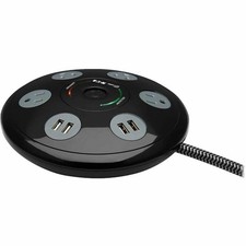 Tripp Lite 4 5-15R Outlets 4 USB-A Conference Surge Protector Black TLP406USBUFO picture