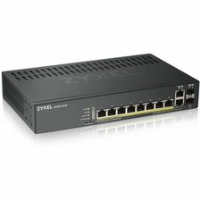 ZYXEL GS1920-8HPv2 8-Port Gigabit Smart Nebula Cloud Managed PoE Switch | 8 PoE+ picture