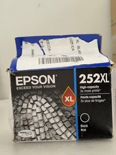 Epson 252XL DURABrite Ultra Black Ink Cartridge Exp 09/2024 WF-3620, WF-3640 picture