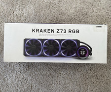 NZXT Kraken Z73 RGB 360mm Liquid CPU Cooler LCD Display White RL-KRZ73-RW picture