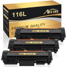 3x MLT-D116L Black Toner Compatible For Samsung M2875FW M2885FW M2876 M2835DW picture