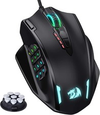 Redragon M908 RGB Wired MMO Gaming Mouse 12400DPI 12-Button Macro USB PC picture