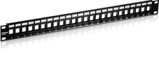 24-Port Blank Keystone 1U Patch Panel, TC-KP24 picture