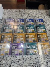 Lot of 16 MEMOREX DVD+RW, 8x 4.7 GB 120 min Standard Jewel Case, New Sealed picture