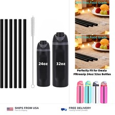 6PCS Replacement Straws for Owala Water Bottle 24 oz 32 oz, Reusable Plastic ... picture