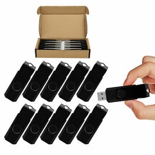 Kootion 5/10 Pack USB 2.0 Metal Swivel Anti-skid USB Flash Drive 2GB-64GB Memory picture