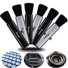 Patelai 6 Pack Retractable Keyboard Cleaning Brushes, Anti-Static Soft Black picture