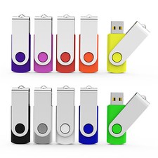 10 Colors 8GB USB2.0 Flash Drive Rotating Flash Memory Stick Thumb Drive U Disk picture