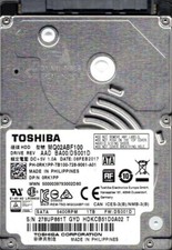 Toshiba MQ02ABF100 1TB AAD BA00/DS001D HDKCB51D0A02 T PHILIPPINES picture