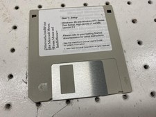 Vintage 1996 Microsoft IntelliPoint Mouse Drivers Disk 1 3.5