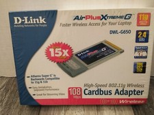 D-Link AirPlus XtremeG Wireless Network PCI Adapter 802.11g 108Mbps DWL-G650 picture