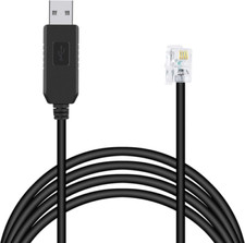 Meade 505 Telescope to PC Control Cable CP2102 RS232 RJ10 Serial Black  picture