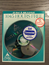 AOL 8.0 Plus Disc CD - Sealed Vintage - Green Apple picture