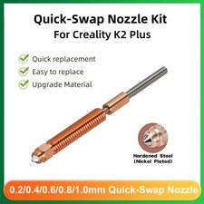 For Creality K2 Plus Nozzle Quick-Swap Hardened Steel Nozzle 0.2/0.4/0.6/0.8/1mm picture