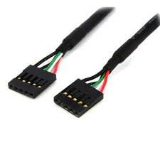 StarTech USBINT5PIN24 24in Internal 5 pin USB IDC Motherboard Header Cable F/F picture