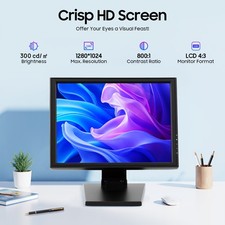 17in LCD Touchscreen Monitor Adjustable Angle LCD Display - 4:3, 5ms, 1280x1024 picture