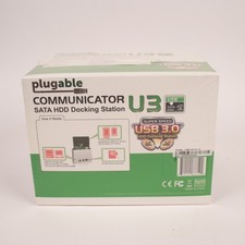 PLUGABLE COMMUNICATOR~U3~SATA HDD DOCKING STATION~ SUPER SPEED USB 3.0~NEW IN BX picture