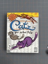 Catz Virtual Petz PC Game Vtg 1997 Windows 95 CD Rare Big Box picture