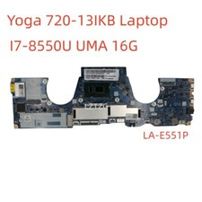LA-E551P For Lenovo ideapad Yoga 720-13IKB Motherboard I7-8550U 16G 5B20Q10899 picture