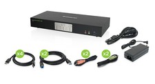 IOGEAR GCS1942 2-Port 4K 60Hz Dual View DisplayPort KVM Switch USB 3.0 + Audio picture