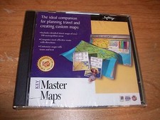Softkey Key Master Maps Planning Travel & Creating Maps CD ROM WIN 95 NEW picture