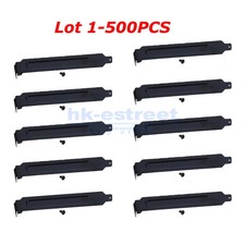Lot PCI Slot Covers with Screws for PC Case Dustproof Black picture