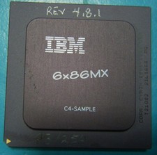 RARE IBM CYRIX 6X86MX C4 SAMPLE PROCESSOR - LAST ONE picture