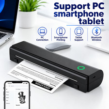 Portable Wireless Thermal Printer A4 Letter 8.5x11 Inkless Mobile Printer Paper  picture