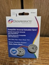 New Dataproducts R3027 Compatible Universal Calculator Spool Ribbon Red Black  picture