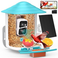 birdsnap® TUC Bird Feeder with Camera 2K HD, Solar Panel 32GB Card 4-in-1 Per... picture