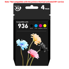4PK 936E 936XL Ink Cartridge Compatible for HP OfficeJet 9122e 9135e 9110b 9730e picture